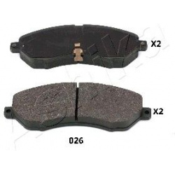 stabdžių trinkelių rinkinys, diskinis stabdys
                                ASHIKA                                      