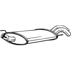 galinis duslintuvas
                                BOSAL                                                233-715, Nenurodytas