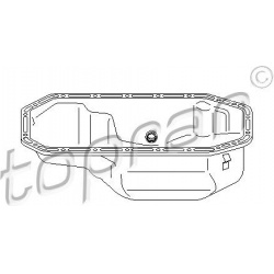 Karteris variklio
                                TOPRAN                                                100 547, Nenurodytas 