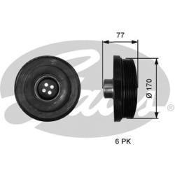 skriemulys, alkūninis velenas
                                GATES                                                TVD1140, 