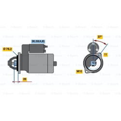 Starteris
                                BOSCH                                                0001109319, BOSCH, 0001109319,