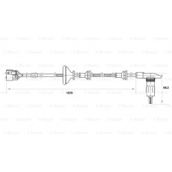 jutiklis, rato greitis
                                BOSCH                                                0265001380, BOSCH