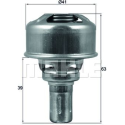 termostatas, aušinimo skystis BEHR
                                MAHLE                                                TX17