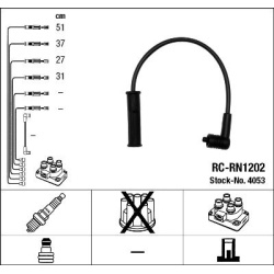 uždegimo laido komplektas
                                NGK                                                4053, NGK, 4053