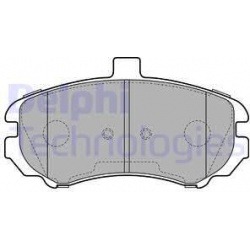 stabdžių trinkelių rinkinys, diskinis stabdys
                                DELPHI                                      