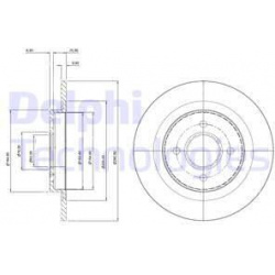 stabdžių diskas (1vnt)
DELPHI BG3743, Nenuro