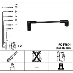 uždegimo laido komplektas
                                NGK                                                8205, NGK, 8205