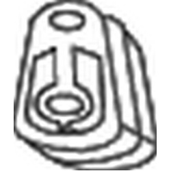 laikiklis, išmetimo sistema
                                BOSAL                                                255-667, Ne