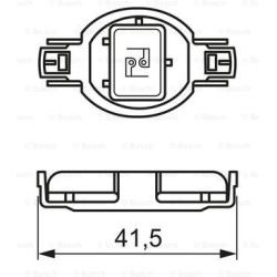 lemputė, priekinis žibintas
                                BOSCH                                                1 987 302 