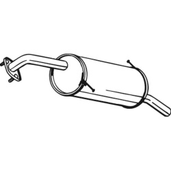 galinis duslintuvas
                                BOSAL                                                171-045, Nenurodytas