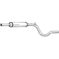 vidurinis duslintuvas
                                BOSAL                                                279-119, Nenurodyt