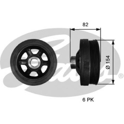 skriemulys, alkūninis velenas DriveAlign™
                                GATES                                           