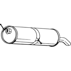 galinis duslintuvas
                                BOSAL                                                190-605, Nenurodytas