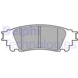 stabdžių trinkelių rinkinys, diskinis stabdys
DELPHI