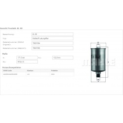 kuro filtras
                                MAHLE                                                KL88, MAHLE, KL88, auto det