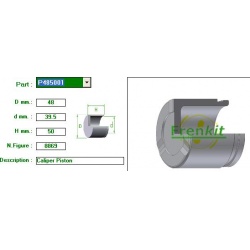 Stabdžių suporto stūmokliukas PRIEKINIS
                                FRENKIT                                P485001, FR