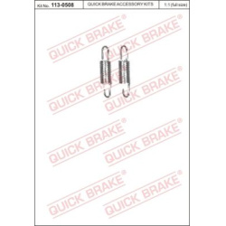 remonto kompl., stovėjimo stabdžio rankena (stabdžių apkaba)
                                QUICK BRAKE                 