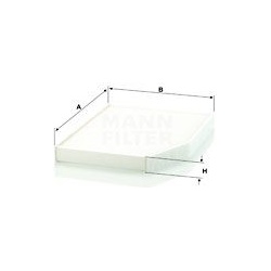 filtras, salono oras
                                MANN-FILTER                                CU29007, MANN-FILTER, CU29007