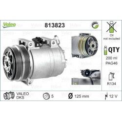 Kompresorius, oro kondicionierius VALEO RE-GEN REMANUFACTURED
                                                813823, VALEO, 