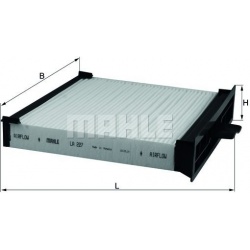 filtras, salono oras
                                KNECHT                                                LA227, KNECHT, LA2