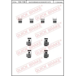 priedų komplektas, diskinių stabdžių trinkelės
                                QUICK BRAKE                              