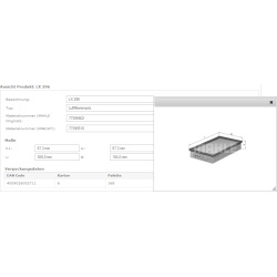 Filtras oro
                                MAHLE                                                LX296, MAHLE, LX296, auto de