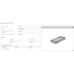 Filtras oro
                                MAHLE                                                LX514, MAHLE, LX514, auto de