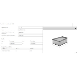 Filtras oro
                                MAHLE                                                LX773, MAHLE, LX773, auto de