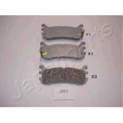 stabdžių trinkelių rinkinys, diskinis stabdys
                                JAPANPARTS                                  