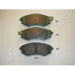 stabdžių trinkelių rinkinys, diskinis stabdys
                                JAPANPARTS                                PA