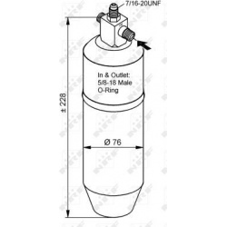 džiovintuvas, oro kondicionierius
                                NRF                                                33140, 