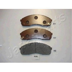 stabdžių trinkelių rinkinys, diskinis stabdys
                                JAPANPARTS                                  