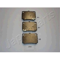 stabdžių trinkelių rinkinys, diskinis stabdys
                                JAPANPARTS                                PP