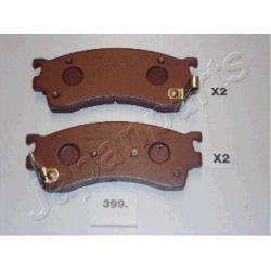 stabdžių trinkelių rinkinys, diskinis stabdys
                                JAPANPARTS                                PA