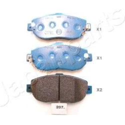 stabdžių trinkelių rinkinys, diskinis stabdys
                                JAPANPARTS                                  