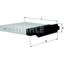 filtras, salono oras
                                KNECHT                                LA230, KNECHT, LA230, auto detalė