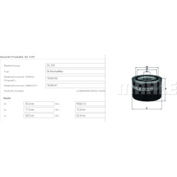 Filtras tepalo
                                MAHLE                                                OC570, MAHLE, OC570, auto