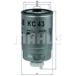 kuro filtras
                                KNECHT                                KC43, KNECHT, KC43, auto detalė