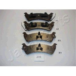 stabdžių trinkelių rinkinys, diskinis stabdys
                                JAPANPARTS                                  