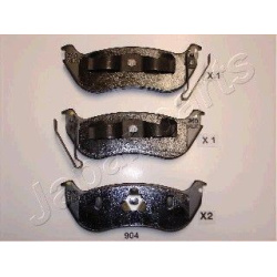 stabdžių trinkelių rinkinys, diskinis stabdys
                                JAPANPARTS                                  
