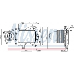 Aušintuvas tepalo
                                NISSENS                                                90945, NISSENS, 909