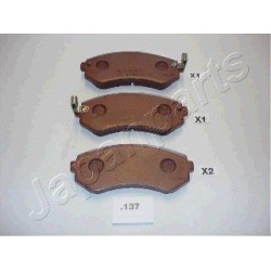 stabdžių trinkelių rinkinys, diskinis stabdys
                                JAPANPARTS                                  