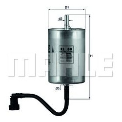 kuro filtras
                                KNECHT                                KL80, KNECHT, KL80, auto detalė