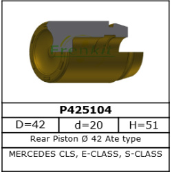 Stabdžių suporto stūmokliukas GALINIS
                                FRENKIT                                             