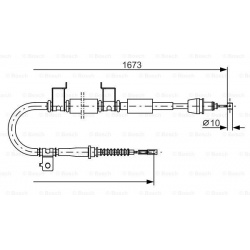 trosas, stovėjimo stabdys
                                BOSCH                                                1 987 482 362