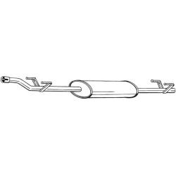 vidurinis duslintuvas
                                BOSAL                                                288-231, Nenurodyt