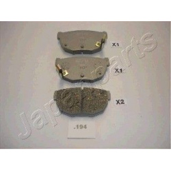stabdžių trinkelių rinkinys, diskinis stabdys
                                JAPANPARTS                                PP