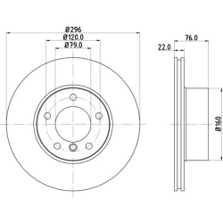 stabdžių diskas (1vnt)
                                MINTEX                                                MDC989, Nenuro