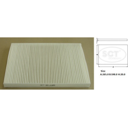 filtras, salono oras SA 1183
                                SCT - MANNOL                                                SA11