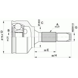 Granata prie rato (pusašio šarnyras)
                                PROTECHNIC                                            
